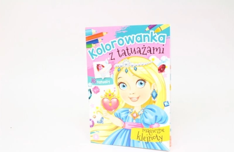 MAGIAtattoo magické šperky – Malbuch und abwaschbare Tattoos