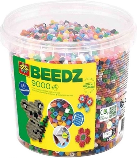SES Beedz Bügelperlen 9000 Stück Mix