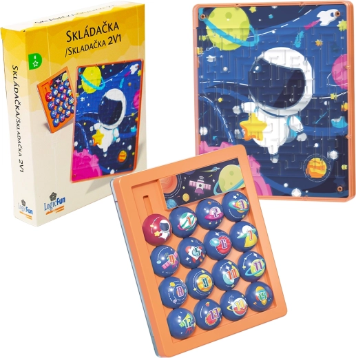 Huarong-Road-Puzzle – blau