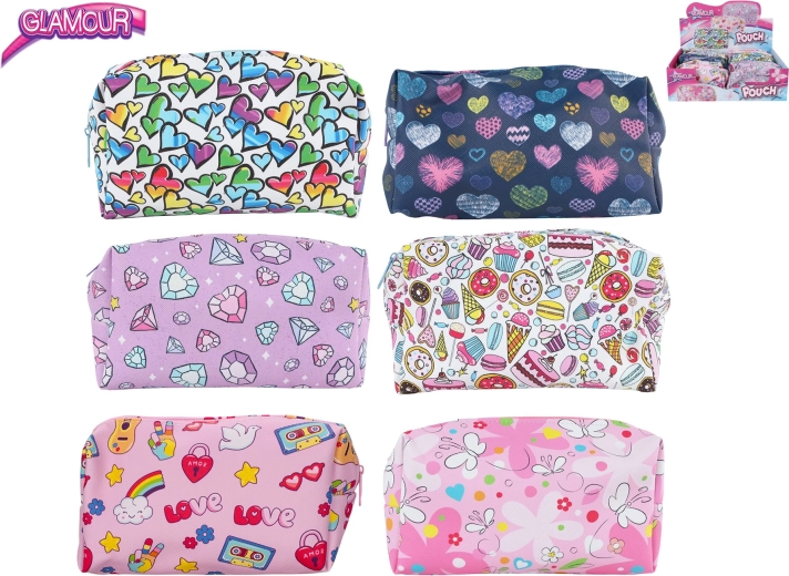 Glamour Federmäppchen mit Reißverschluss