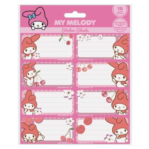 Cinnamoroll-Heftetiketten