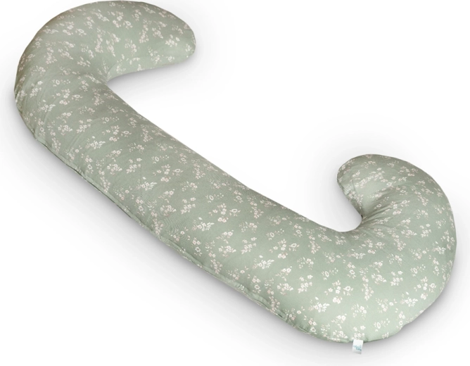 Ceba Still- und Schwangerschaftskissen Cebuszka Duo Jersey Green Meadow 300 cm