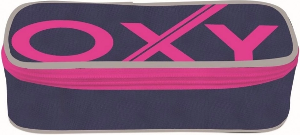 Schulmäppchen Oxybag Komfort einlagig Blue Line Pink