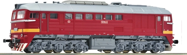 Roco Diesellokomotive T679.1 Sergej ČSD digital mit Sound