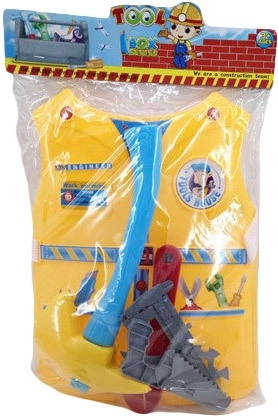 Kinder-Werkzeugset mit Weste und Werkzeug – 6 Teile