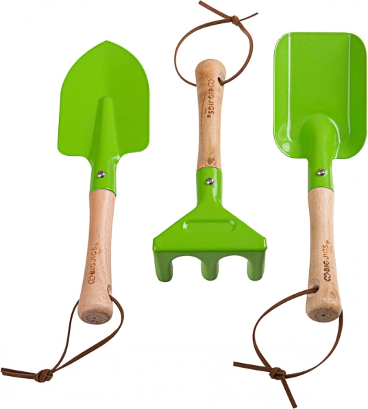 Bigjigs Toys Garten-Handwerkzeug für Kinder – 3-teiliges Set