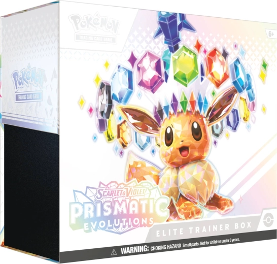 Pokémon TCG Prismatic Evolutions Elite Trainer Box mit 9 Boostern