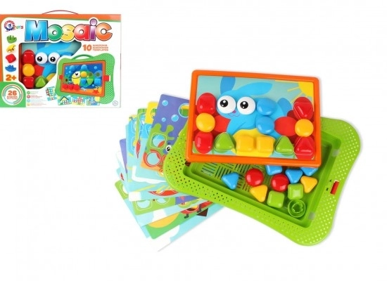 Mosaik Hütchen – glattes Steckspiel für die Kleinsten
