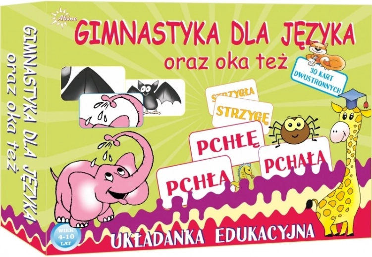 Gimnastyka dla języka – logopädisches und Gedächtnisspiel für Kinder