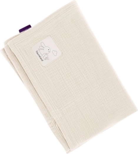 Träumeland Musselin-Decke 100 × 75 cm beige