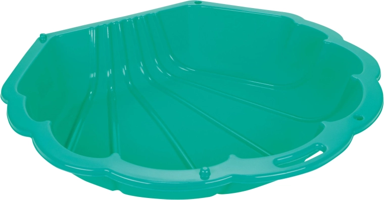 Woopie Muschel-Sandkasten und Planschbecken 3 in 1, türkis