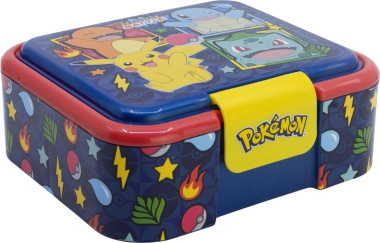 Stor Brotdose Pokémon blaues Team - 1 Stück