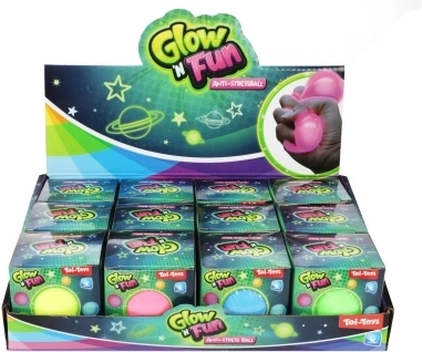 Anti-Stress-Ball Glow ’n’ Fun – leuchtender Knautschball