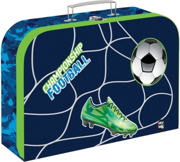Kinder-Laminoköfferchen mit Fußballmotiv 34 cm