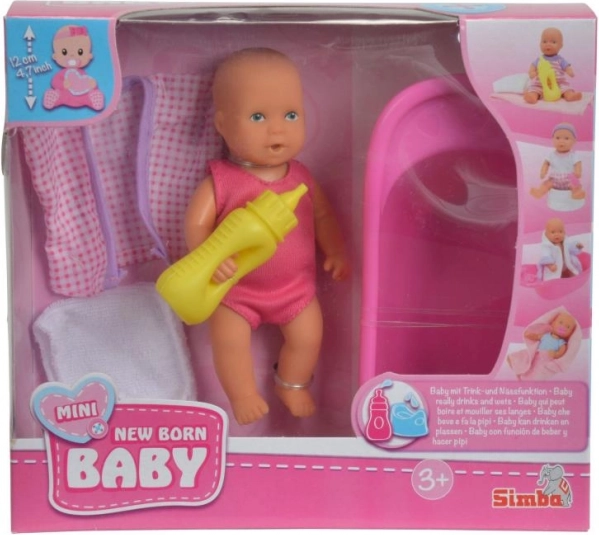 Puppe trinkt und macht Pipi Baby-Set