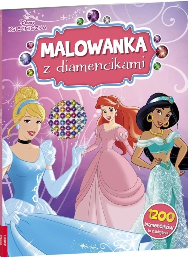Disney Prinzessinnen – Malbuch mit Diamantaufklebern