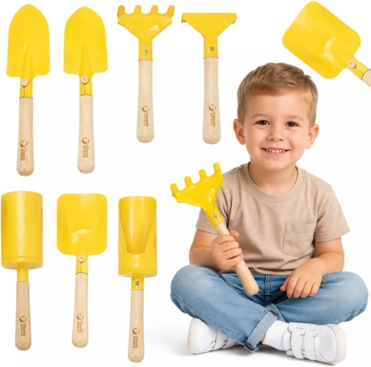 Kinder-Gartengeräteset aus Metall Classic World Edu – 8-teilig