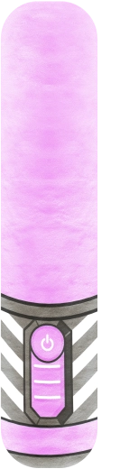 Fluffy Fighterz leuchtendes Plüschschwert rosa