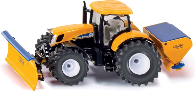 SIKU Super Traktor mit Frontschild und Salzstreuer
