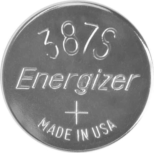 Silberoxid-Uhrbatterie Energizer 387, 1,55 V, 63 mAh