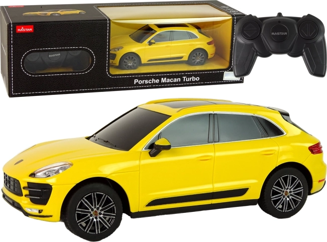 RC Auto Porsche Macan Turbo 1:24 Rastar – Gelb