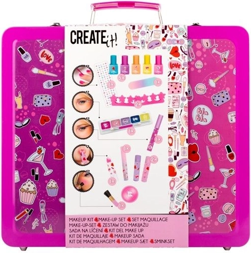 Create it! Schminkset im Metallkoffer