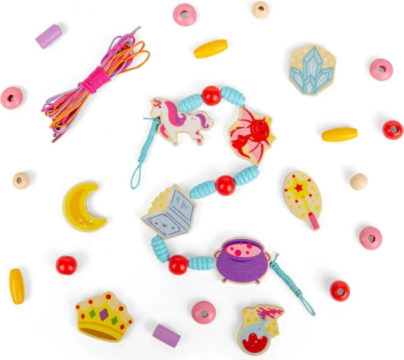 Bigjigs Toys Set aus Holzperlen Mystical Magic