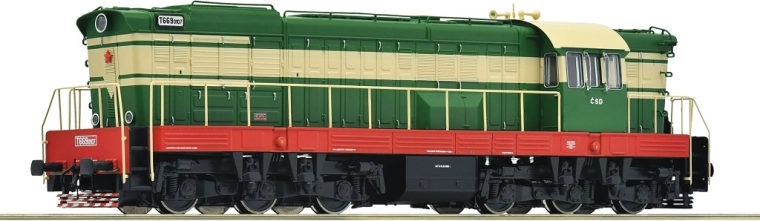 Roco Diesellokomotive T 669.0107 ČSD Čmelák digital mit Sound
