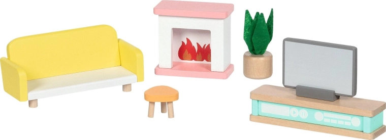 Holzmöbel für das Puppenhaus Copenhagen Wohnzimmer