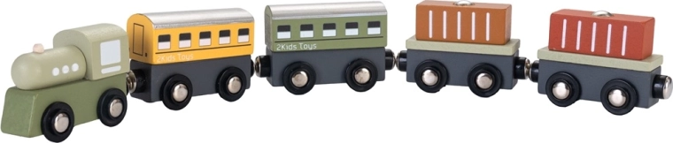 2Kids Toys Holz-Zug 2 in 1