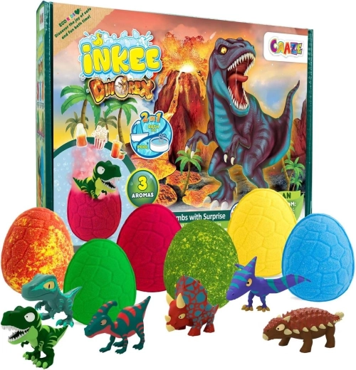 Geschenk-Badeset INKEE Dino