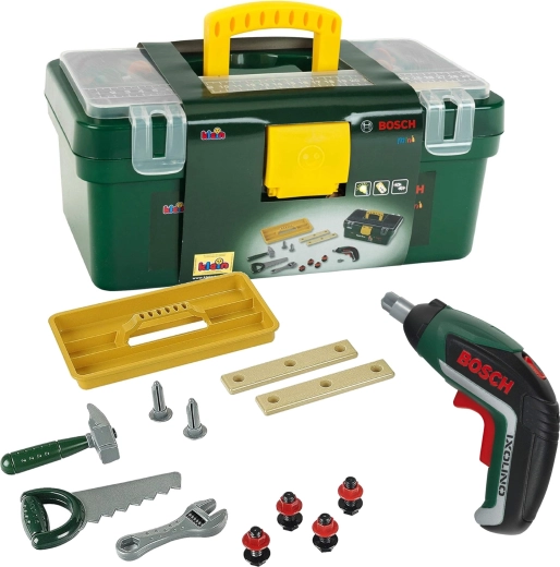 KLEIN Koffer mit Bohrmaschine BOSCH Ixolino II für kleine Heimwerker