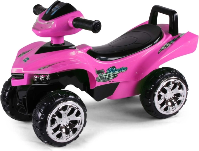 Milly Mally Rutschfahrzeug Quad Monster schwarz-rosa