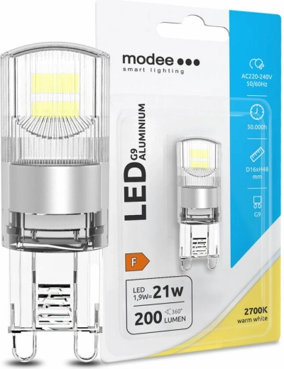 LED-Lampe G9 Modee 1,9 W warmweiß