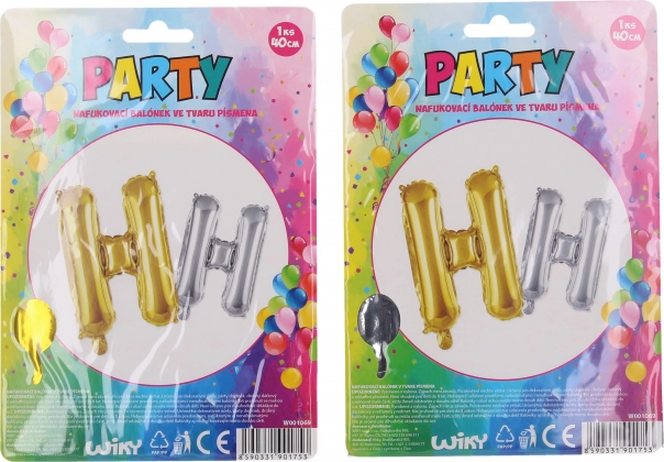 Aufblasbarer Ballon in Form des Buchstabens H