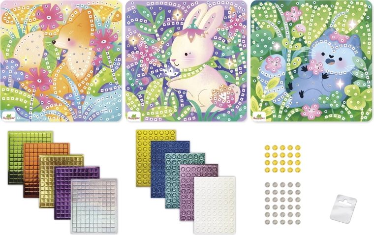 Stick & Fun Mosaik Kuscheltiere