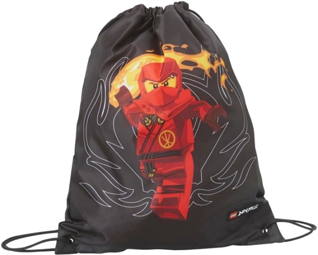 LEGO NINJAGO roter Beutel für Hausschuhe