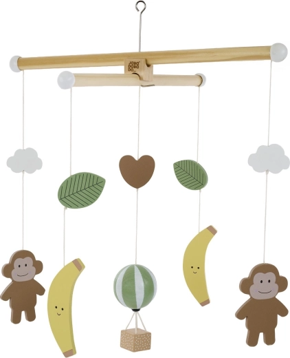 Jabadabado Holz-Mobile fürs Babybett Affe