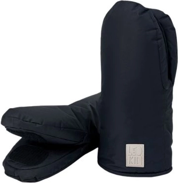 LEOKID Kinderwagenhandschuhe Black Coal