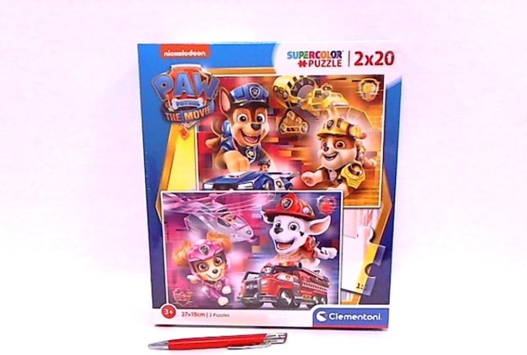 Clementoni Puzzle 2×20 SuperColor Paw Patrol
