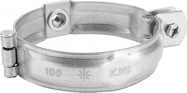 Rohrschelle für Fallrohr 100 mm ohne Spitze M10 Zink