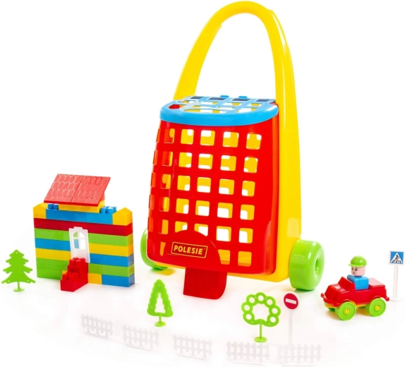 Wagen mit Baukasten Builder (101 Teile)