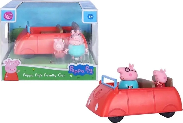 Familienauto Peppa Wutz mit 2 Figuren