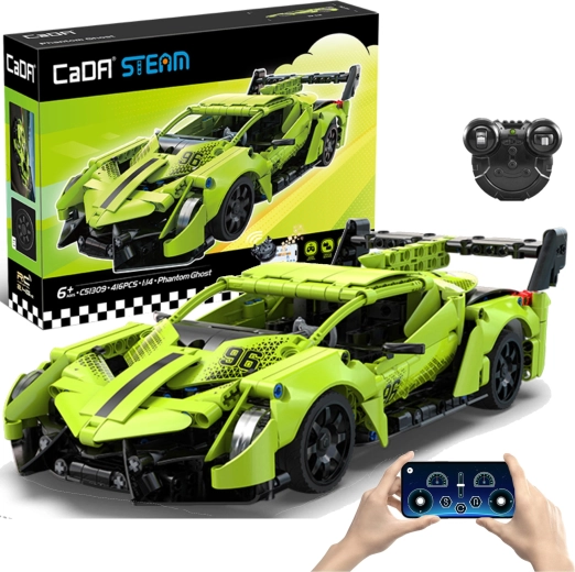 CaDA Baustein-Set RC-Sportwagen Phantom Ghost 1:14 (416 Teile)