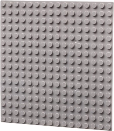 Grundplatte 16×16 hellgrau