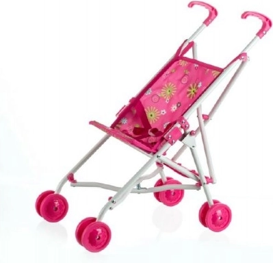 Puppenwagen – Buggy, Metall-Kunststoff, klappbar