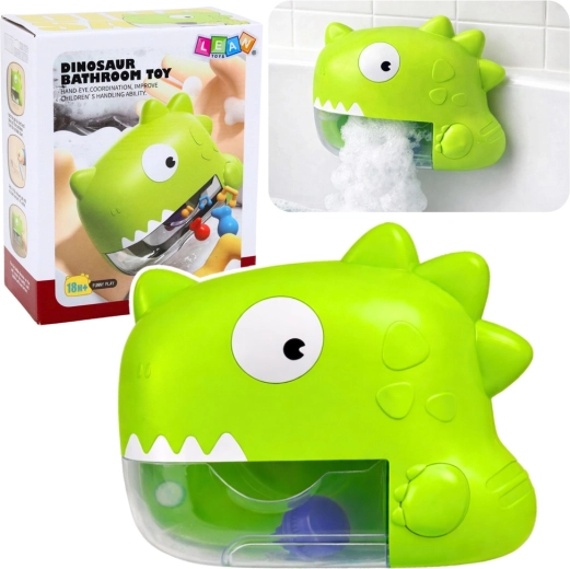 Bade-Spielzeug Dino für Kinder – Schaummacher, grün