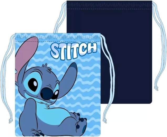 Turnbeutel für Hausschuhe Lilo und Stitch, blau