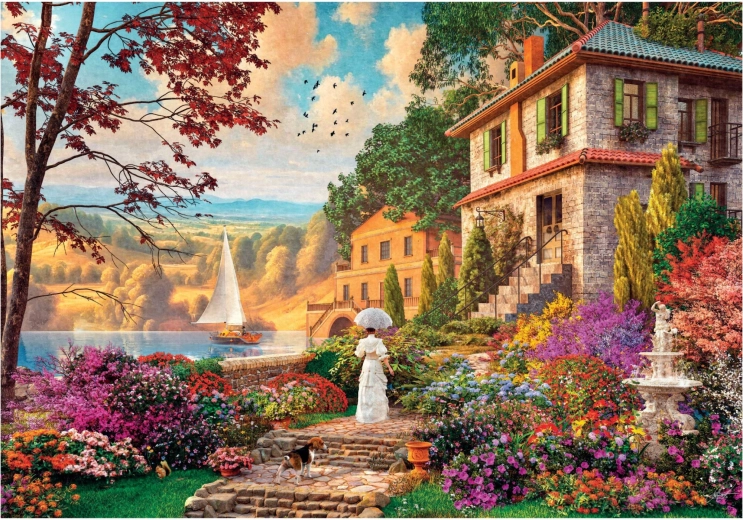 CLEMENTONI Puzzle Viktorianische Promenade 500 Teile