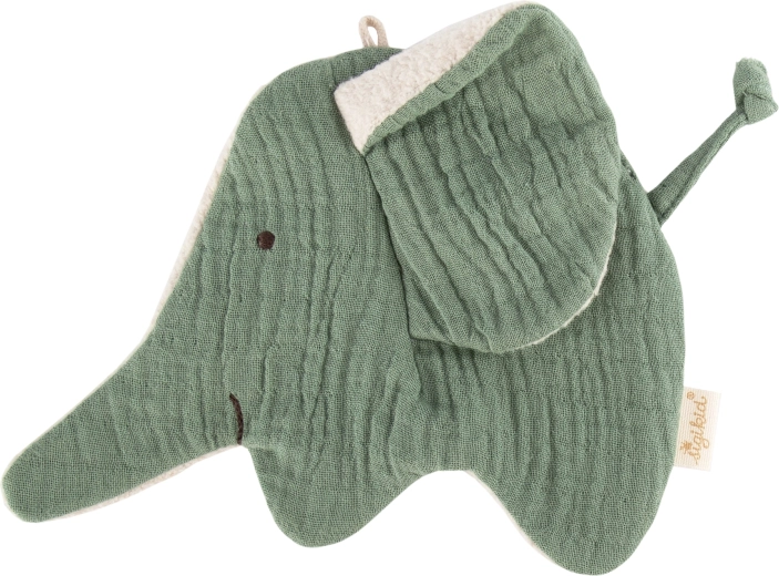 Sigikid Musselin-Schmusetuch Elefant mit Knisterfolie